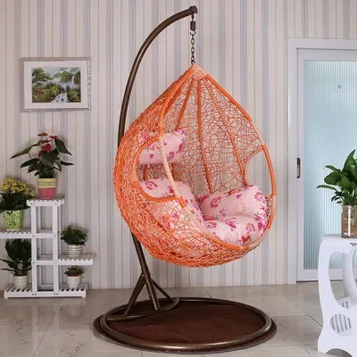 Hot Sale Cheap Price Patio Rattan/Wicker Furniture Egg Shape Swing Chair/Indoor Outdoor Garden Hanging Chairs