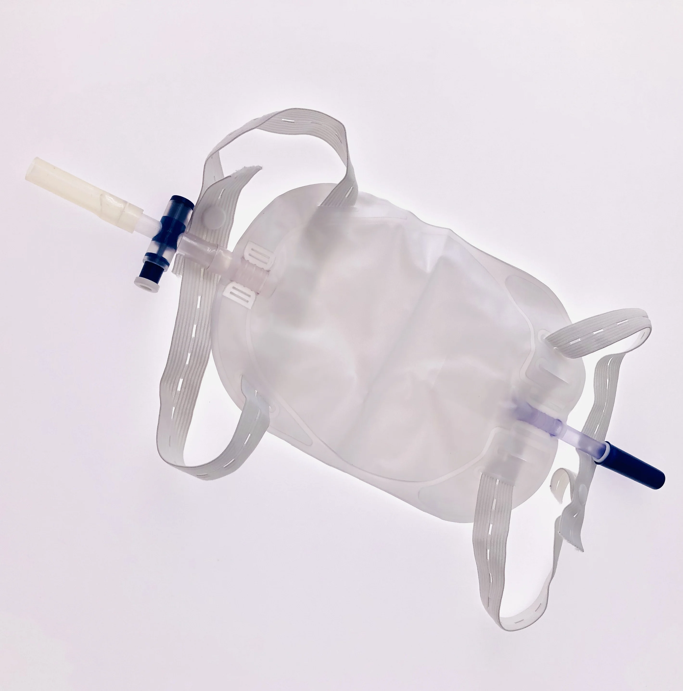 
Greatcare Medical Urine leg bag 350ML urinary drain bag with T valve and two belts 3cm tubes ellipse shape 