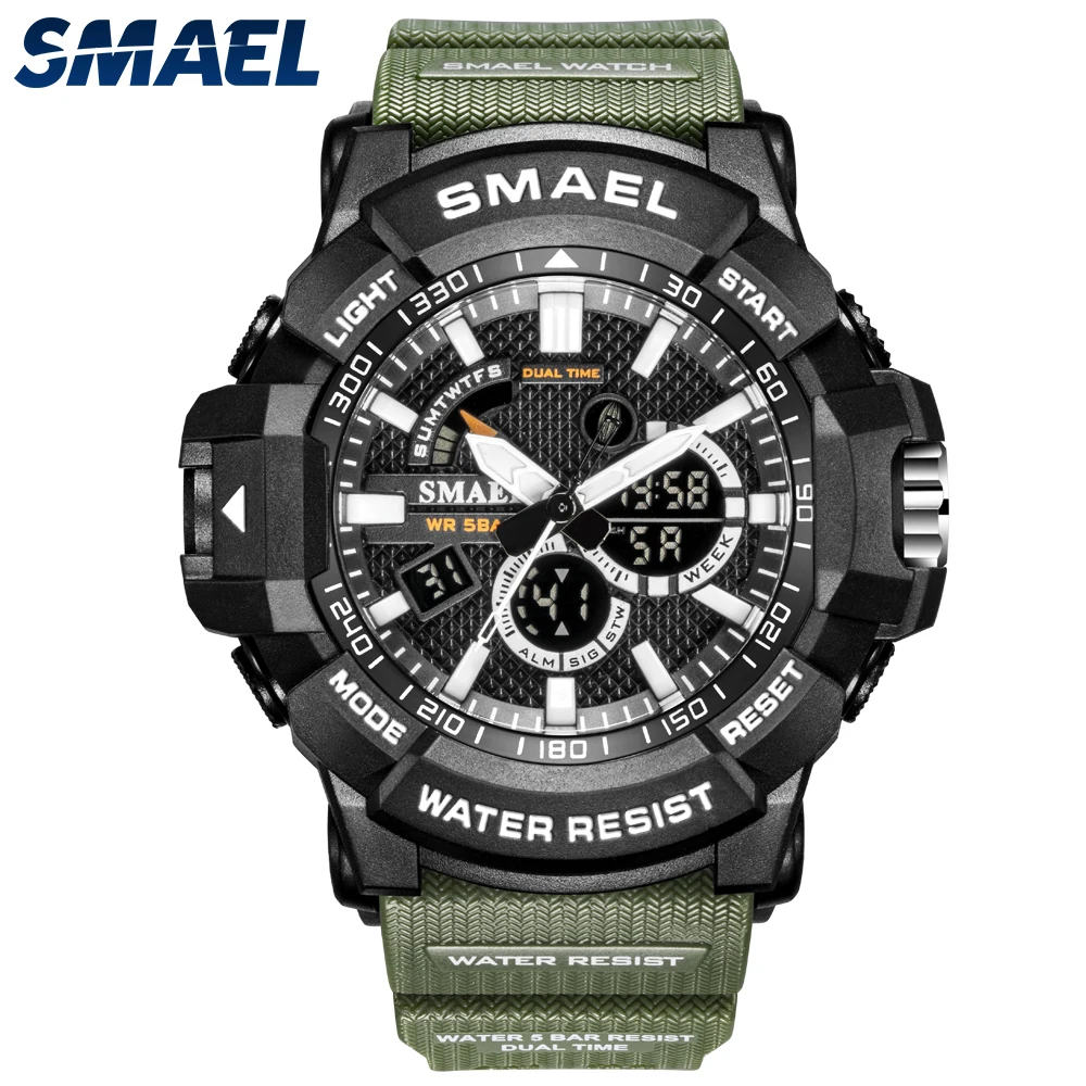 SMAEL new men watch smael 1809 sports quartz watch for survival in the wild