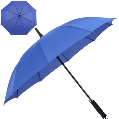 Зонт для гольфа с логотипом на заказ, автоматическое открытие, дешевый Пользовательский логотип, печать для рекламы, Прямой Зонт от дождя