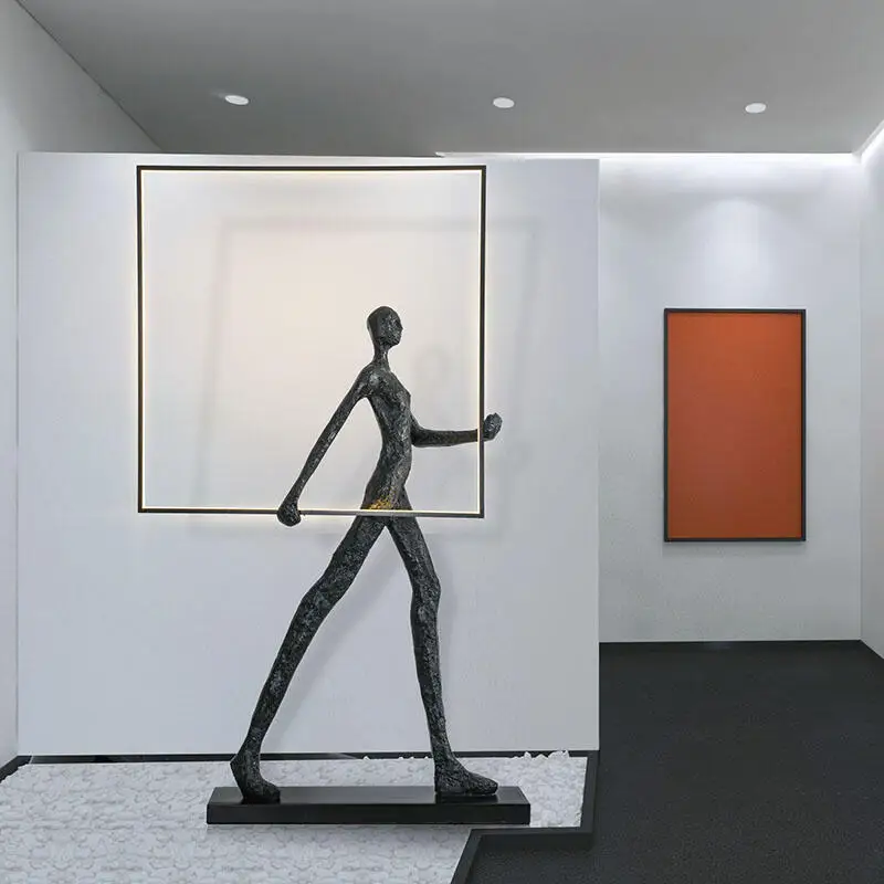 Modern Abstract Figure Sculpture Lifesize Ornaments Resin Statue modern creative human sculpture
