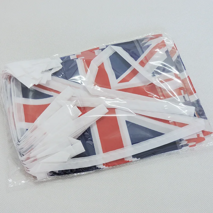 Custom Different Size Union Jack Flags and Bunting with Cheap Price