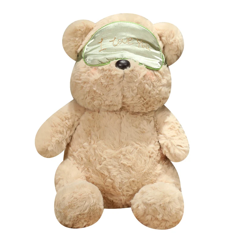 25cm 35cm 45cm Super Soft Adorable Teddy Bear Plush Toys with Colorful Mask