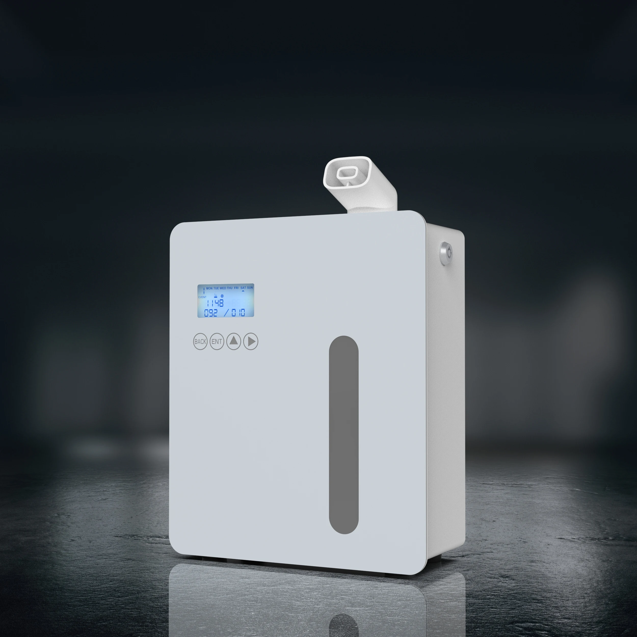 Crearoma U3 настенный акриловый и стальной коммерческий Bluetooth & WiFi ручное управление HVAC эфирное масло аромадиффузор
