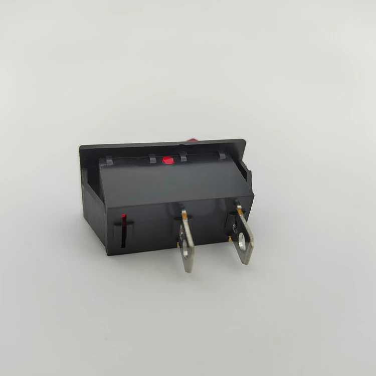 2 Pin SPST Neon Light On/Off Rocker Switch AC 250V/10A 125V/15A KCD3 Red