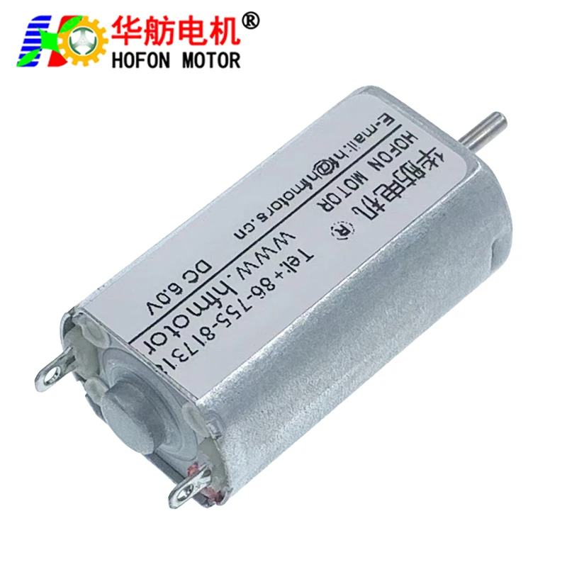 Hofon Motor factory 15mm FF-050SH 2.5V 7v 9V 12v DC electric mini brush high torque permanent magnet fan Motor for Smart Lock