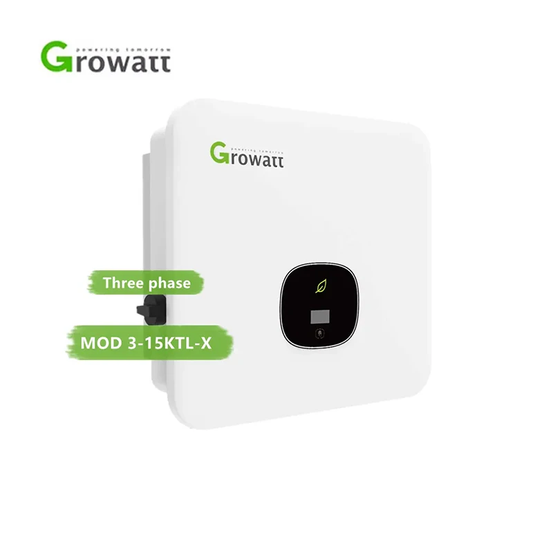 Growatt 230 Volt 3 Phase Inverter 10Kva 12Kva 13Kva 15Kva Mppt Solar Charge Controller Inverter For Household Use