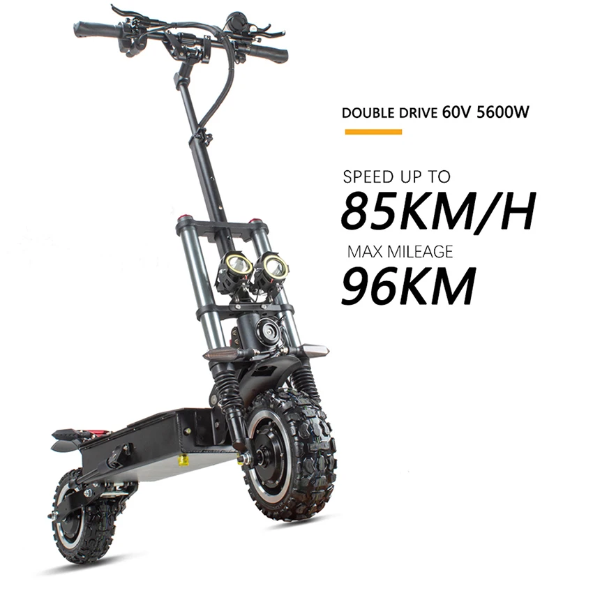 Halo Knight  60V Scooter Electric Adult Mobility All Terrain Electric Scooter 85km/h Fast Electric Scooter 5600w