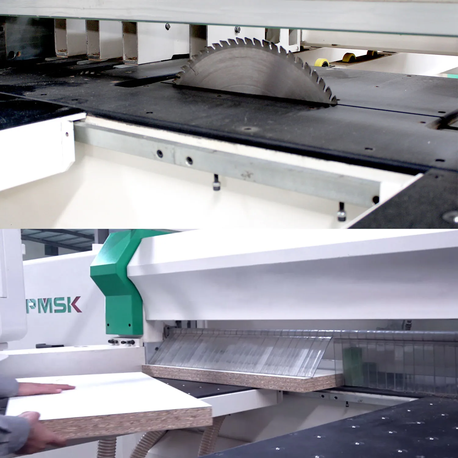 PMSK 45 or 90 Degree Woodworking Cutting Precision Table Panel Saw 3200mm Computer Beam Saw Cutting Machine