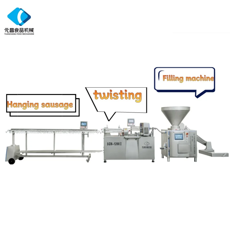 Sausage twisting machine production line Sausage filling