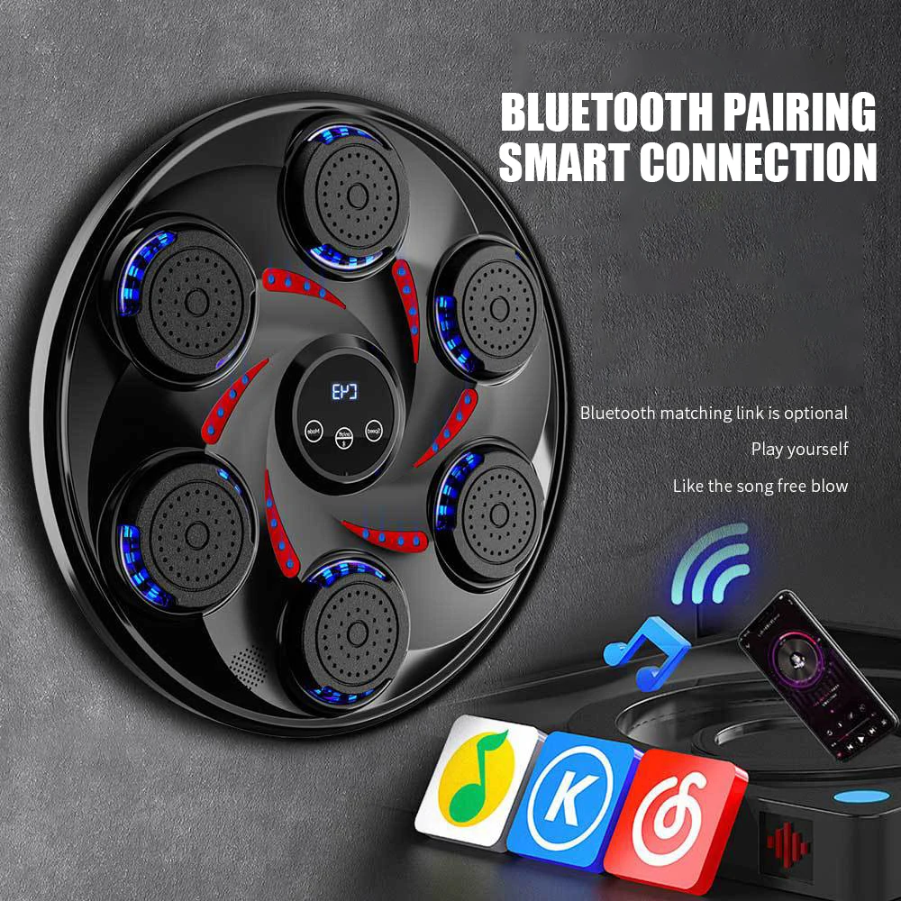 Hot Selling Wall Boxing Hand Target Hit Punching Pads Smart Music Boxing Machine Training For Stress Relief