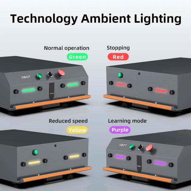 XBOT load bearing 100KG intelligent agv robot warehouse logistics delivery automatic unmanned remote controls transport Trolley