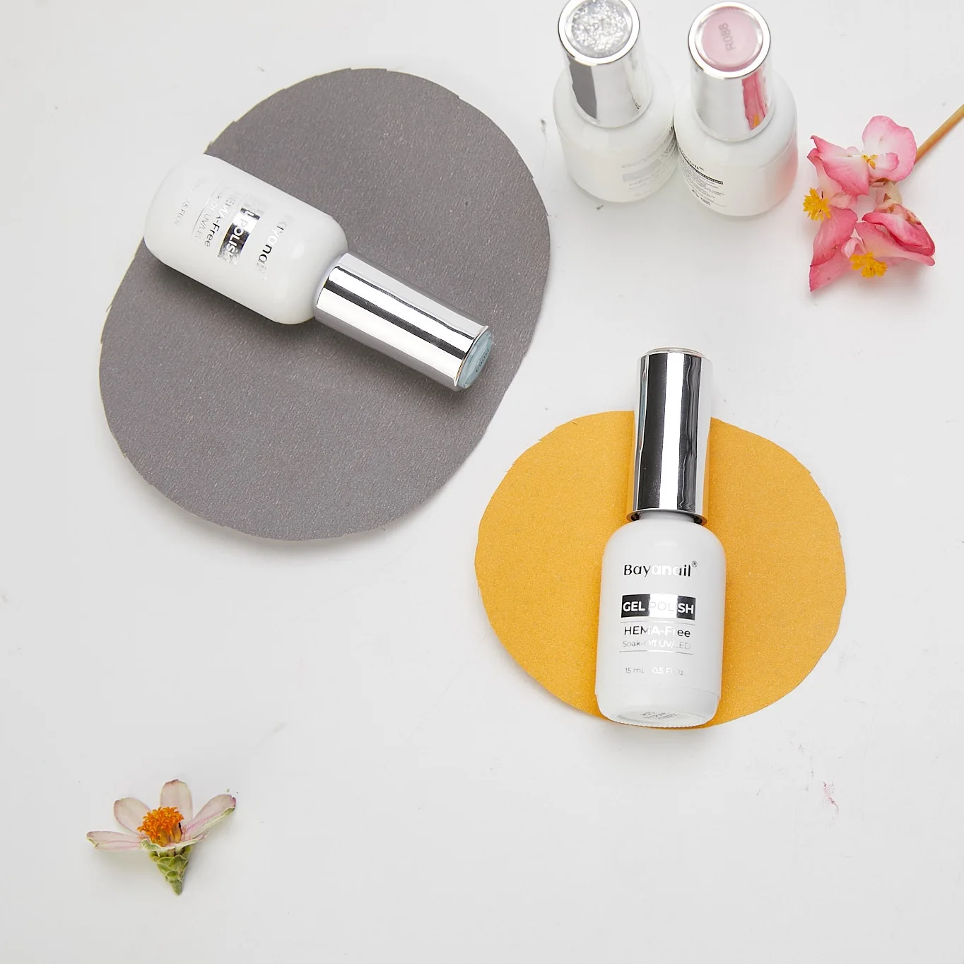 Private label gel nail polish 15 ml bottle with 120 colors available