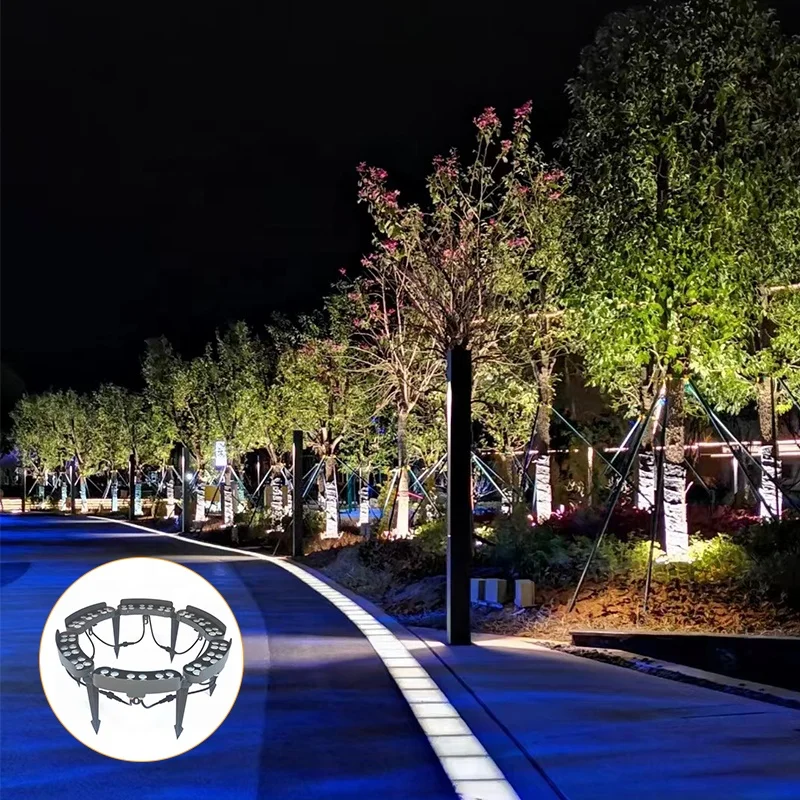 Wholesale Waterproof IP65 Outdoor Decoration Tree Light 12w Garden Pillar LED Flood Light