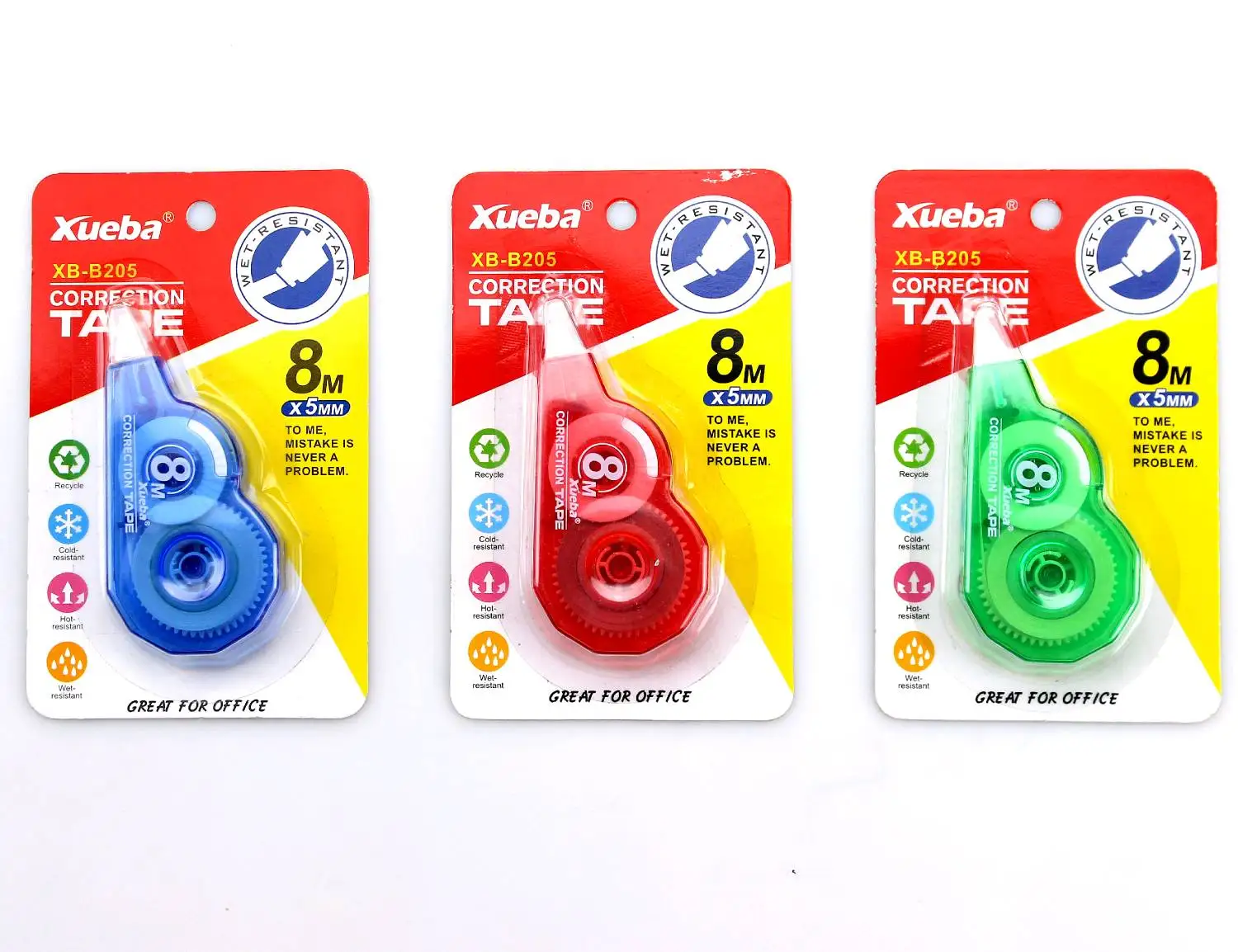 correction tape OEM Packing School Office Stationery PET Pcs Material Origin Type POM Product Place correction tape