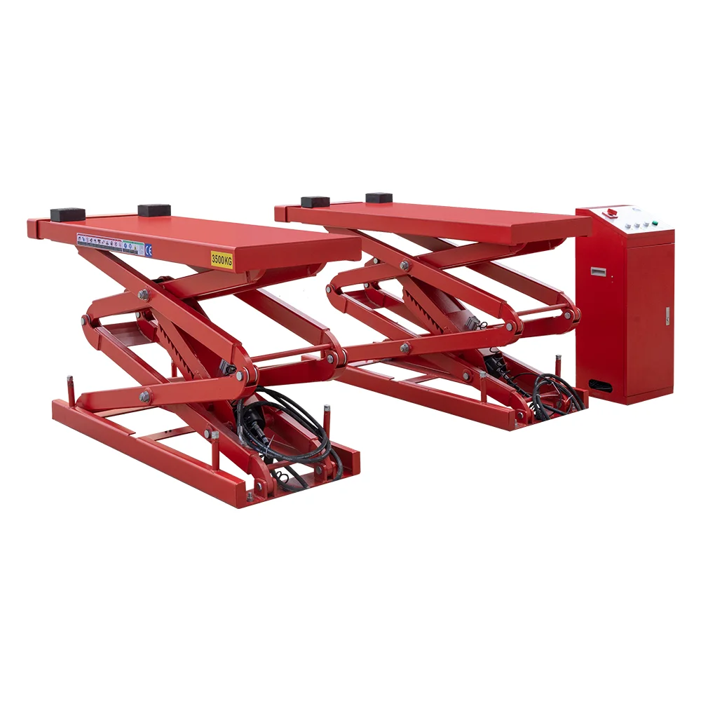 CE car hoist exporter 3.5T auto lifter cheap in ground car scissor lift