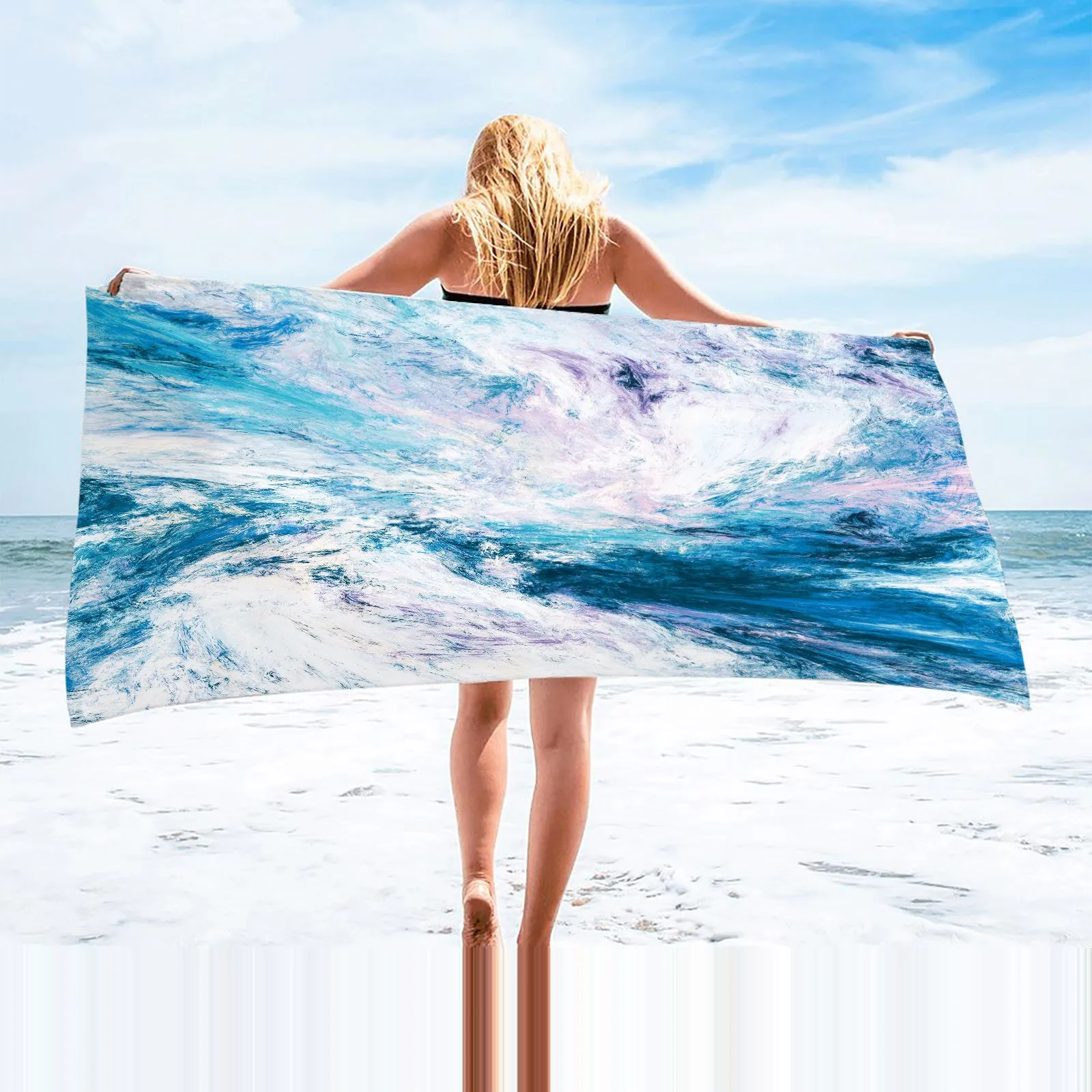 Wholesale Custom Quick Dry Microfiber Pool Towel Multi-Colour Beach Towel for Pool Use