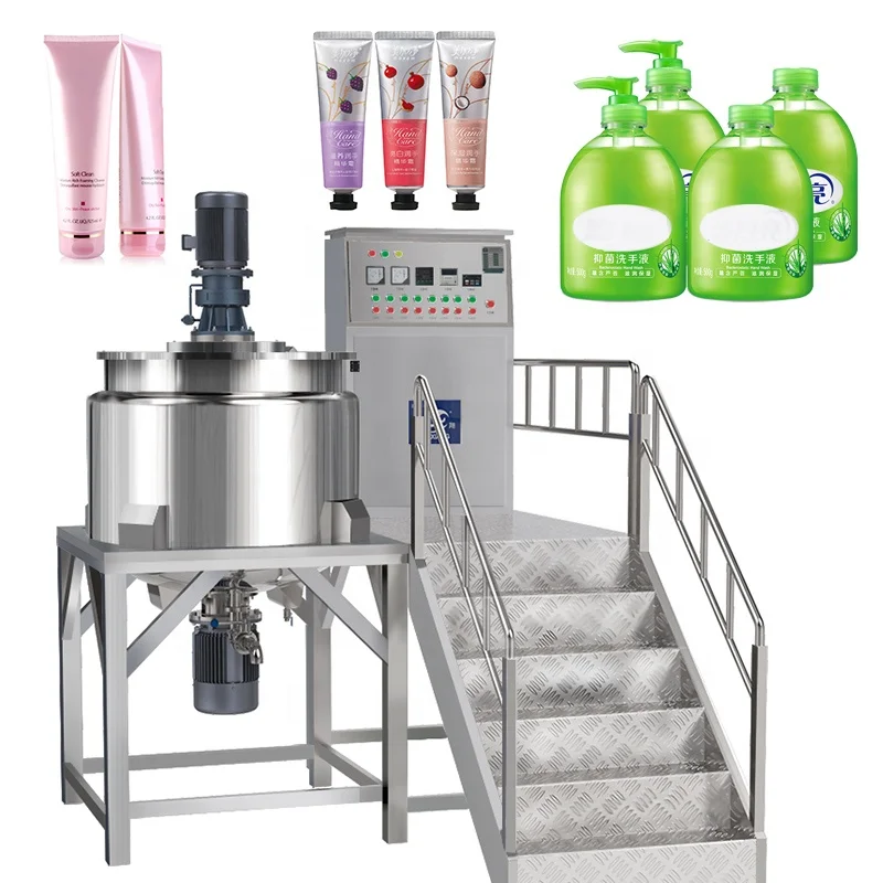 Industrial liquid detergent mixing manufacturing machinery equipment mixer detergent production line