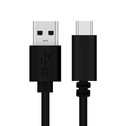 Economic PVC Plastic USB Cable Type-C to USB 3.2  Gen1 2M 1M High Performance 60W 5Gbps Data Cables with Shield