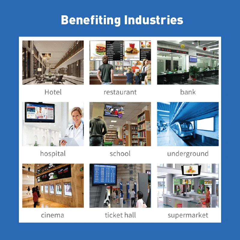 4k  Mini Network Android Advertising Digital Signage Media Player Box For Lcd Advertising Display