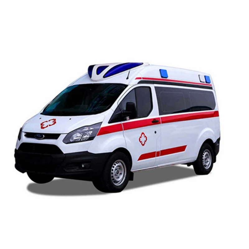 New gasoline first-aid rescue emergency ambulance vehicle
