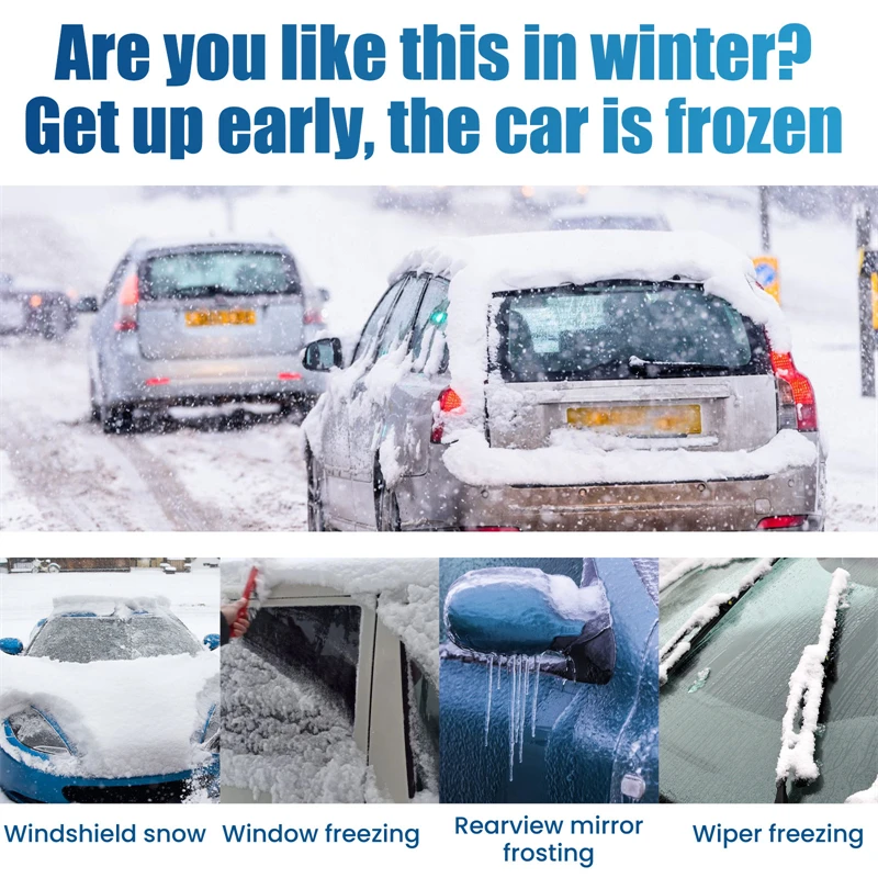 Rayhong 60ml deicing agent windshield snow window wiper freezing rearview mirror frosting treatment ice remover for car