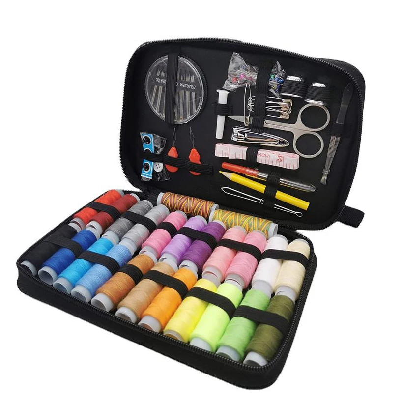 WSY247  Amazon Hot Selling Portable Travel Homemade DIY  Kit Knitting Hook Organizer Sewing Thread Set