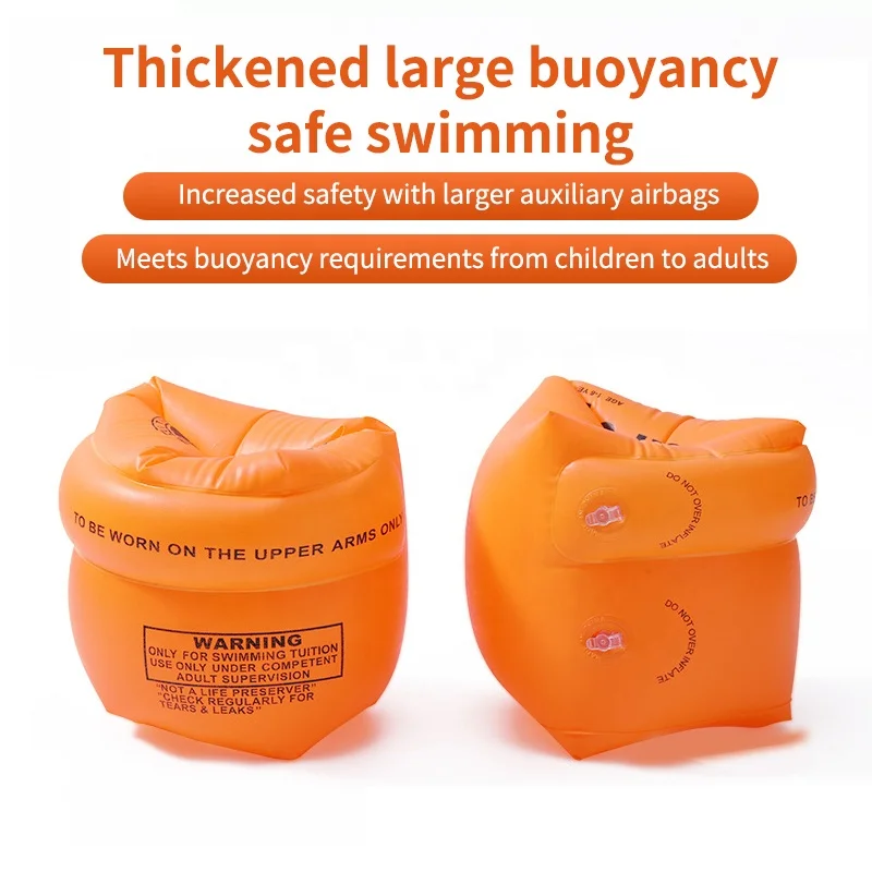 Factory Custom Hot Sell Baby Inflatable Swimming Arm Ring Circle Arm Band Sleeve Inflatable Pool Float For Kids