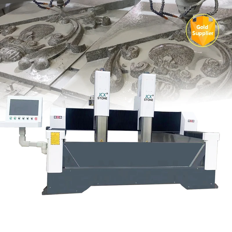 JCXstone 1825 2axis Stone cut etching machine cnc router marble granite engraver machine Gravestone