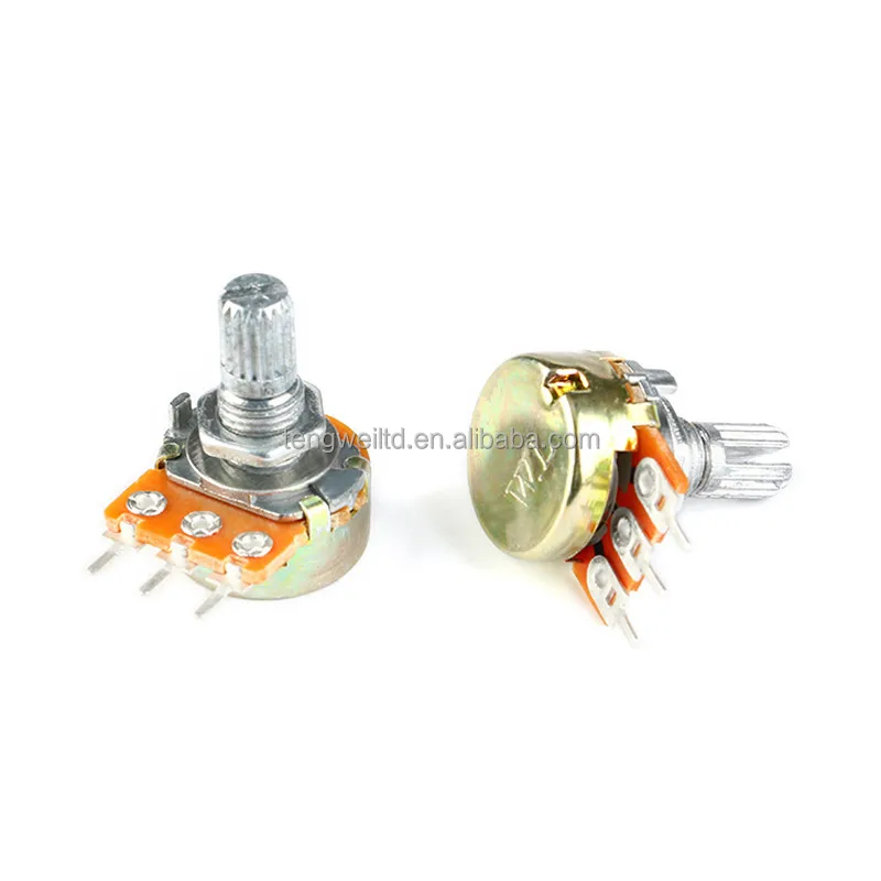 Potentiometers WH148 1Kohms 20%  single Rotary Metal Rheostats 15MM B1K