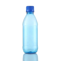 Packaging Cylinder 300ML PET Drinking Water Bottle Plastic With Screw Cap