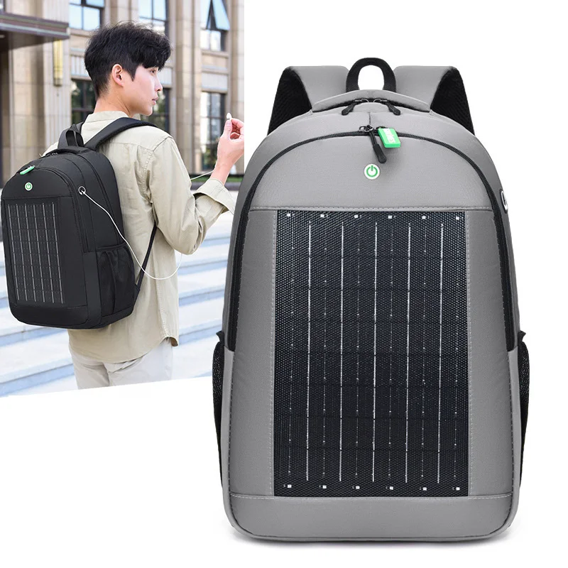 Многофункциональный умный легкий мягкий Mochila солнечной энергии USB Зарядка для ноутбука дорожный рюкзак зарядное устройство светодиодная задняя Сумка Для Подростка