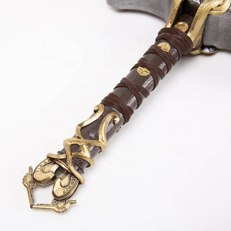 Классическая игра Бог войны: Ragnarok Thor Hammer высоко уменьшенная Смола ремесла косплей реквизит