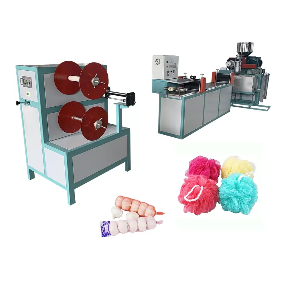 PP/PE plastic net bag machine Shower ball and bath sponge net making machine