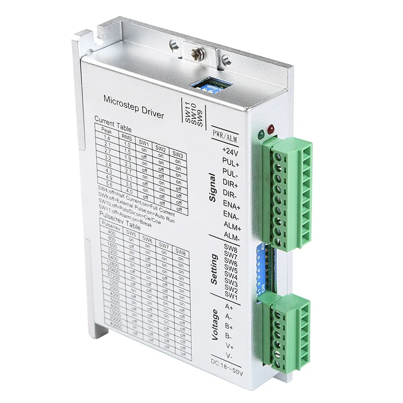 Driver 2NS556C,AC20-40v or DC 24-50V current 1.4-5.6A 2 phase cheap price hybrid stepper driver