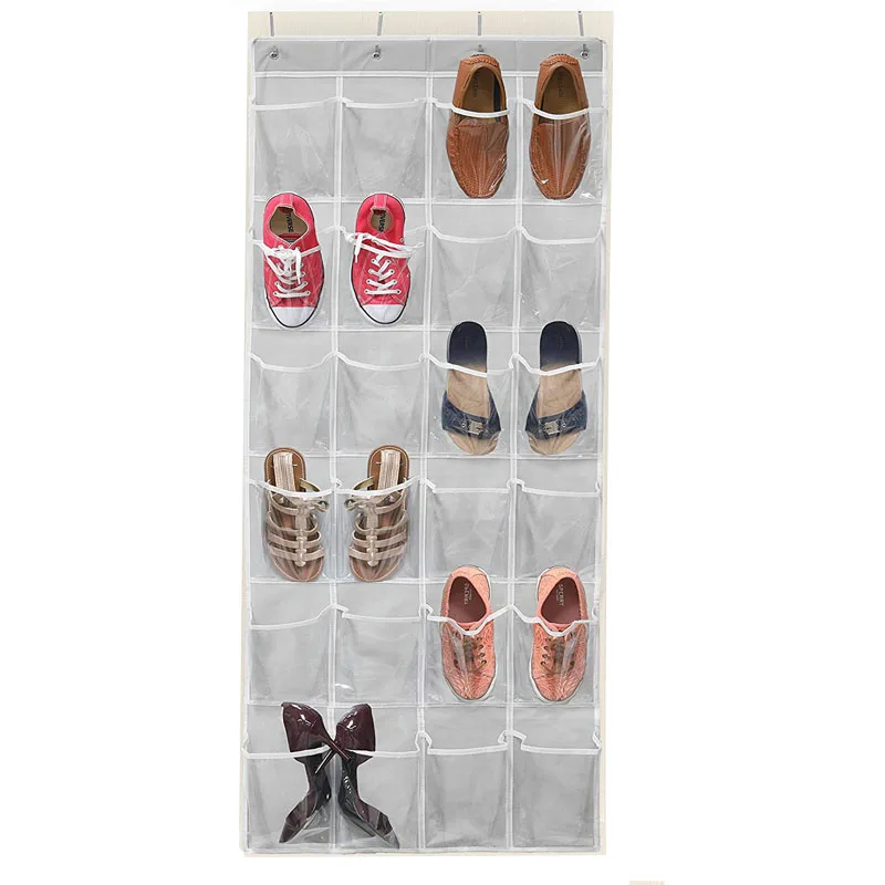 Over the door hanging shoe organizer foldable shoe holder organizer