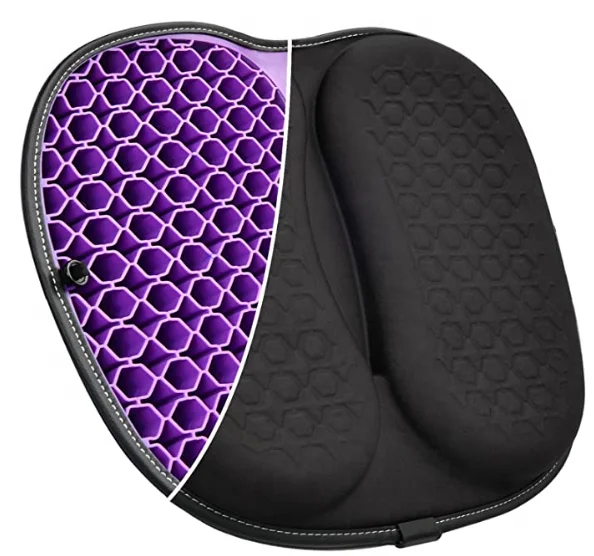 Anjuny Orthopedic Hemorrhoids Office Chair Pressure Relief Coccyx Seat Cushion TPE Breathable Honeycomb Gel Car Seat Cushions