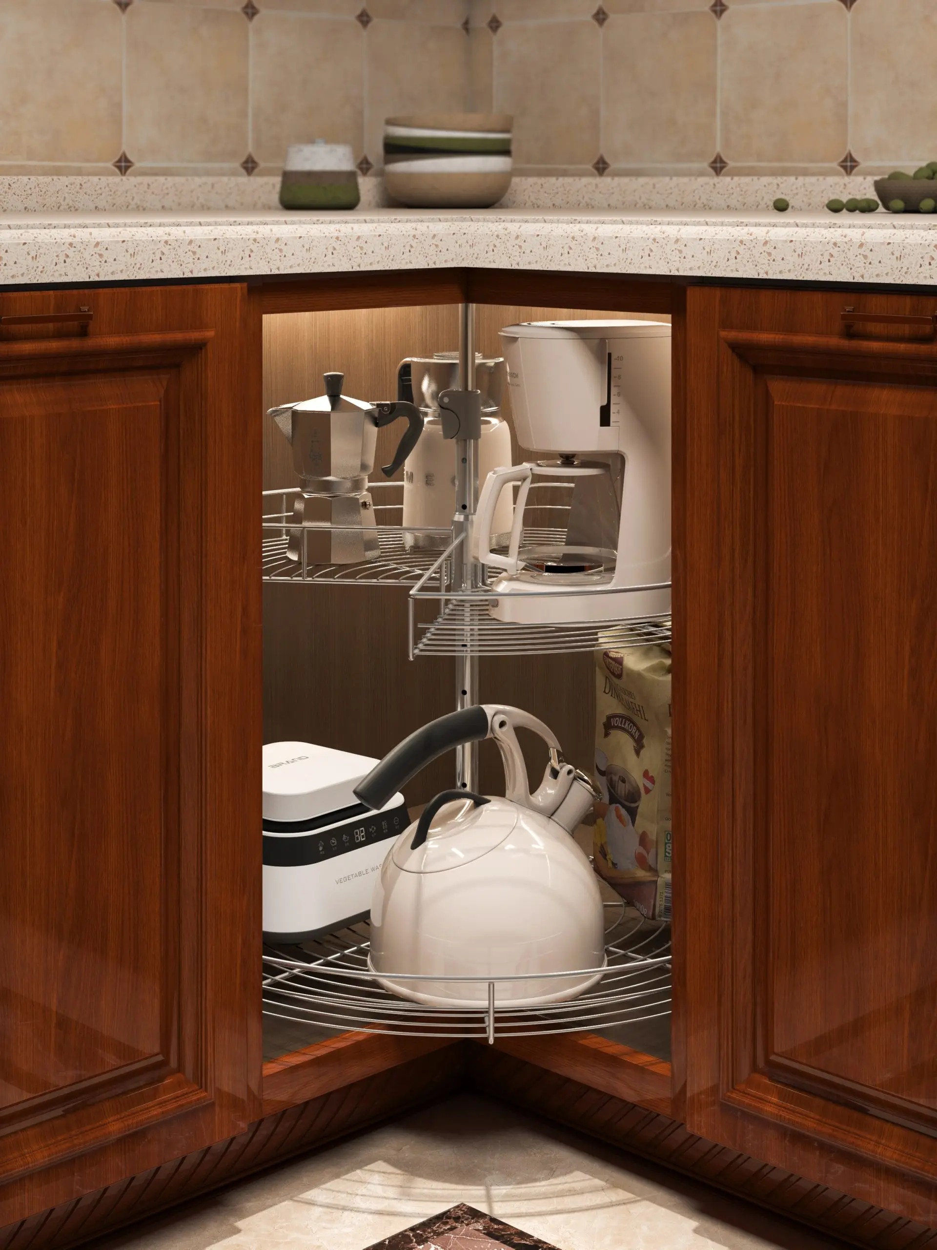 Gruwill Cabinet Organizer, 650*565-780mm,White