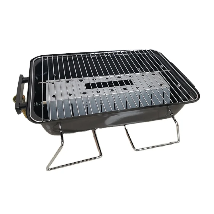 
Mini outdoor Portable tabletop camping butane bbq gas grill 