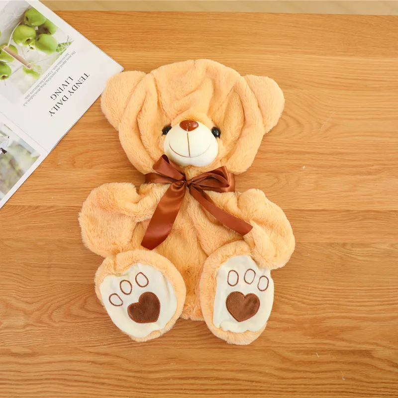 Wholesale Empty Stuffed Animals White Brown Pink Without Filling Teddy Bear Soft Toys Plush Skin