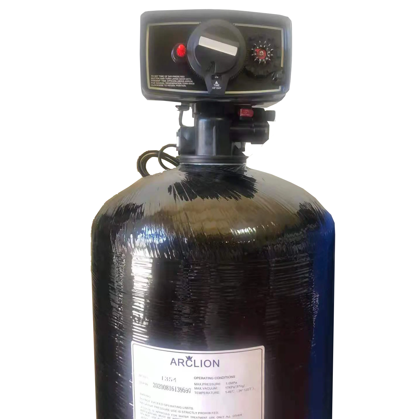 Китайский поставщик Chengda Arclion CE 100psi 1054 1354 Стекловолоконный FRP прозрачный резервуар под давлением воды FRP