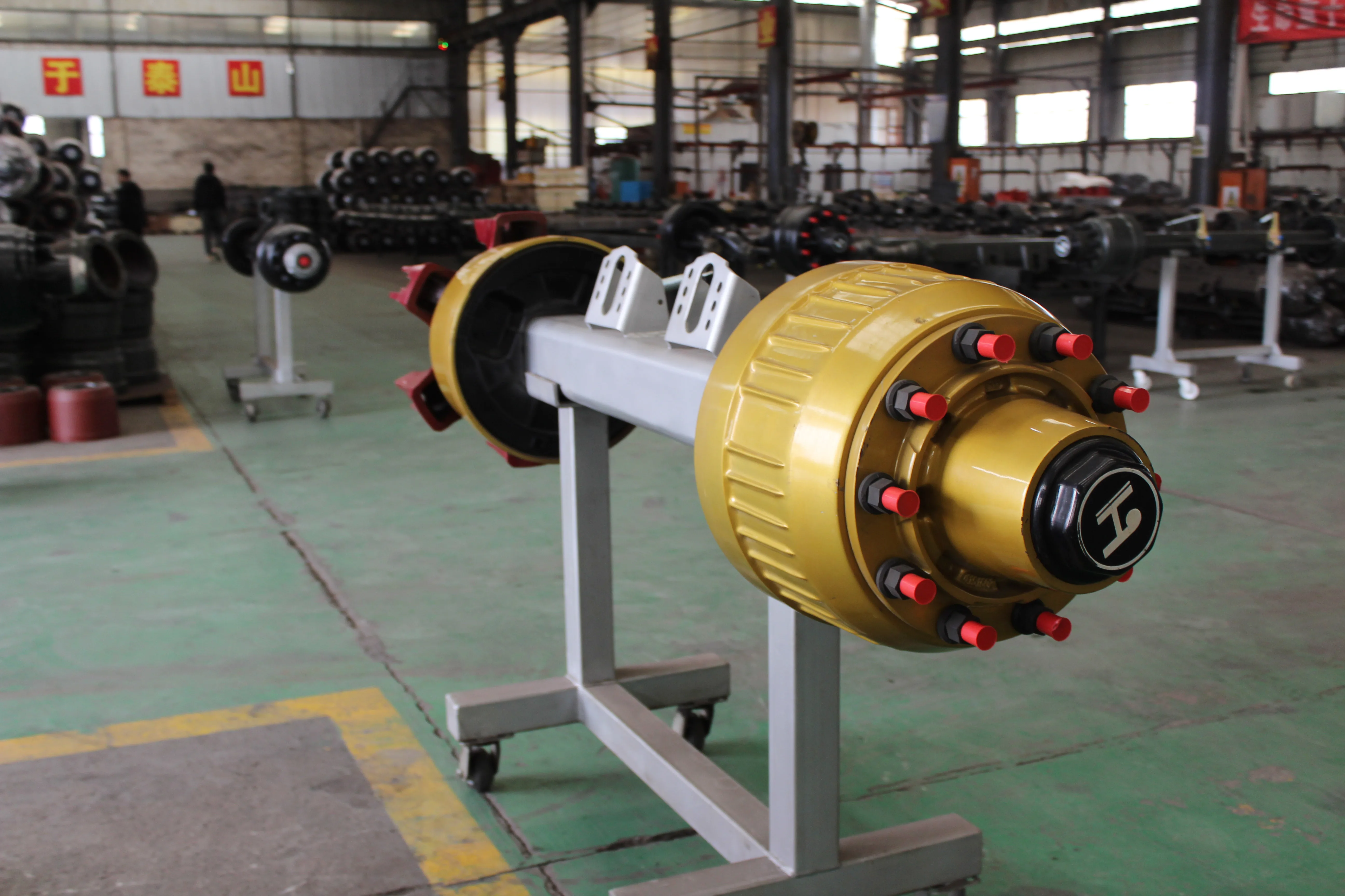 different model 10.5T 13T 14T 16T 20T  German Type Axle In Truck Trailer Semi Trailer Parts For Sale
