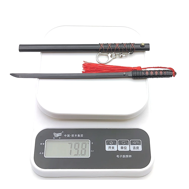 Hot selling High Quality Mini Sword  Kakashi Zinc Alloy Anime Toy  Model Keychain Zinc Alloy Anime Sword