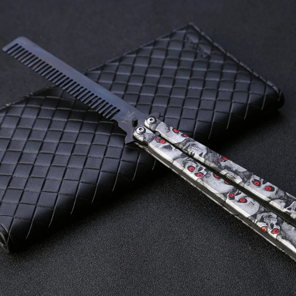 OUMO-New product sales promotion beautiful shaving fold Butterfly comb