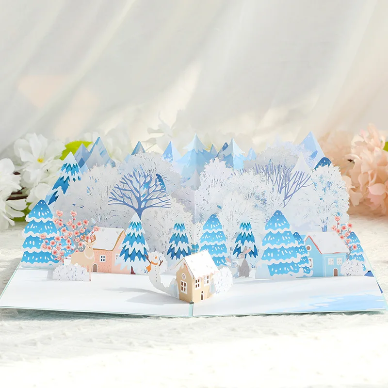 3D Pop Up Cards,Pop Up Greeting Cards,3D Christmas Cards