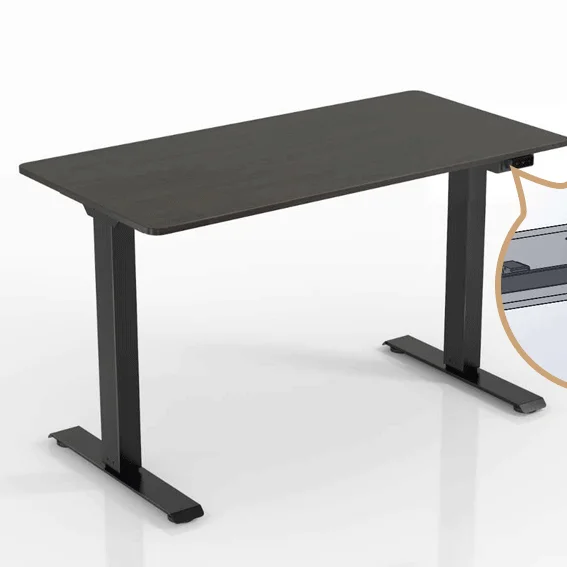 Motor Electric Standing Height Adjustable foldable training Frame Sit Stand  table luxury home office furniture PC Office Desks