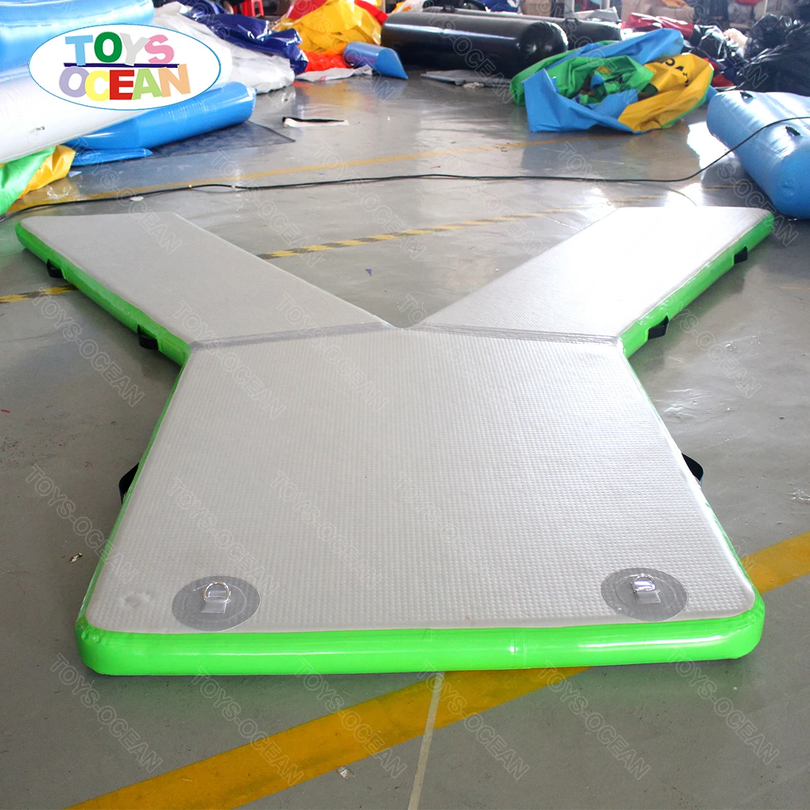 Factory customized wholesale price inflatable Y pontoon dock Platform station for boat and Jet ski