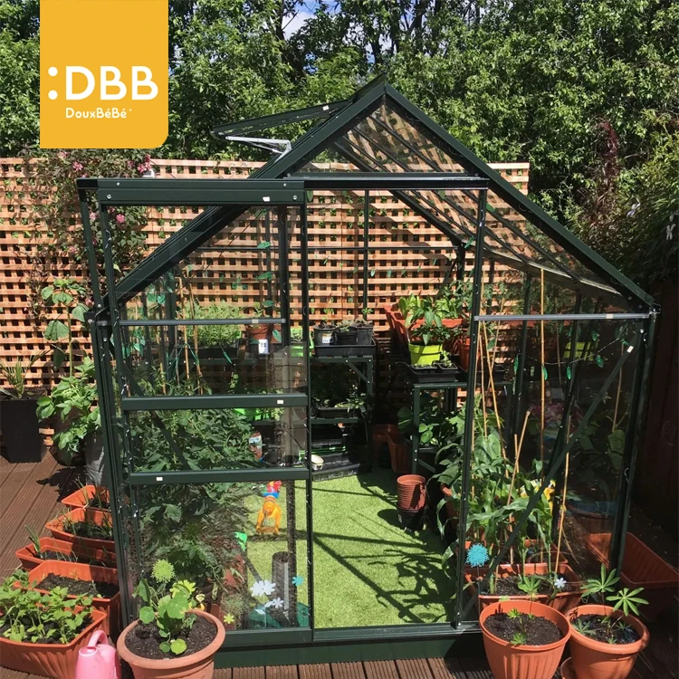 Custom China Wholesale Glass for Greenhouses Panels Aluminum Glass Greenhouse