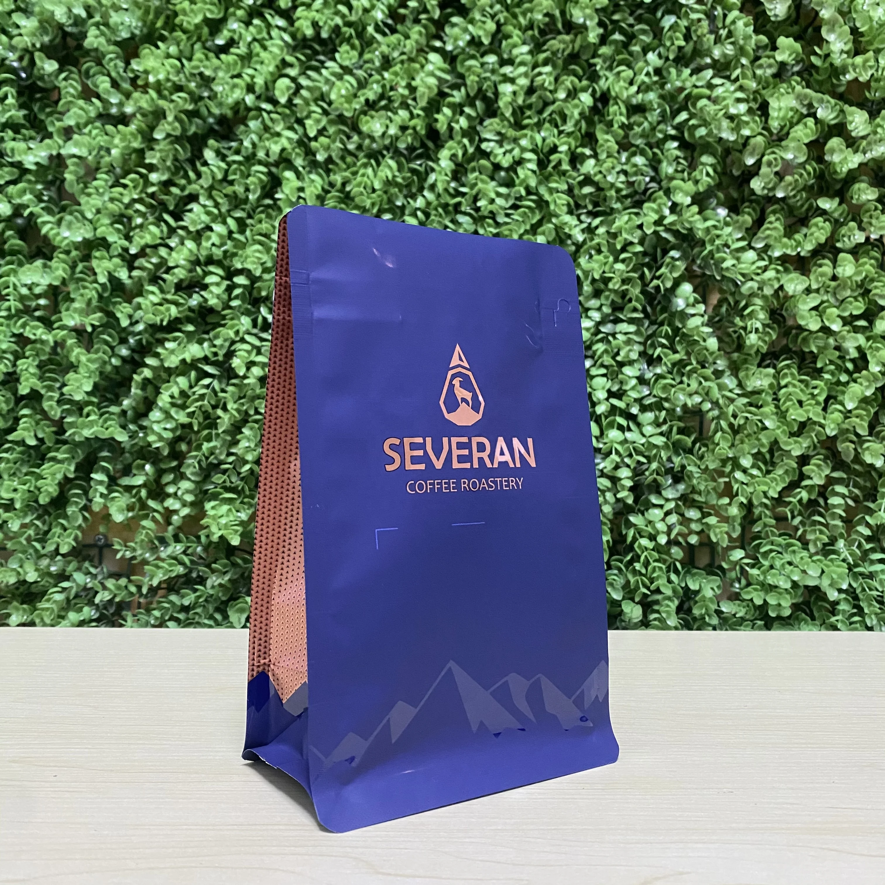 AT PACK custom printed matte flat bottom bags for coffee beans 12oz with valve ziplock bag for coffee shop in US