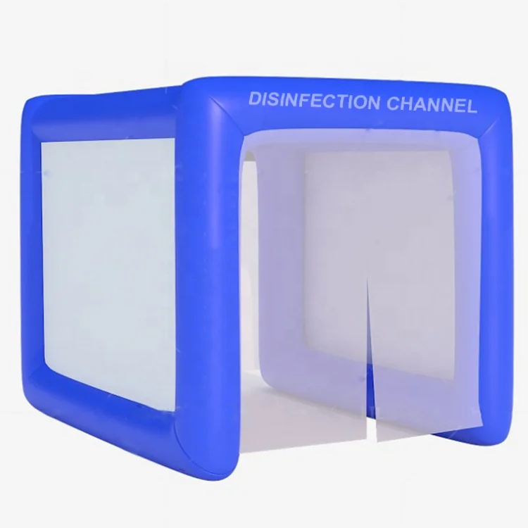 Durable Tarpaulin PVC Portable Outdoor Inflatable Disinfection Channel Tent